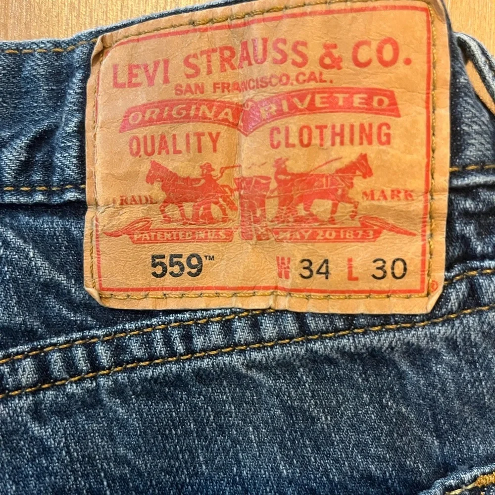 Levi's Men's 559 relaxed straight 100% cotton 34 x 30 medium wash
